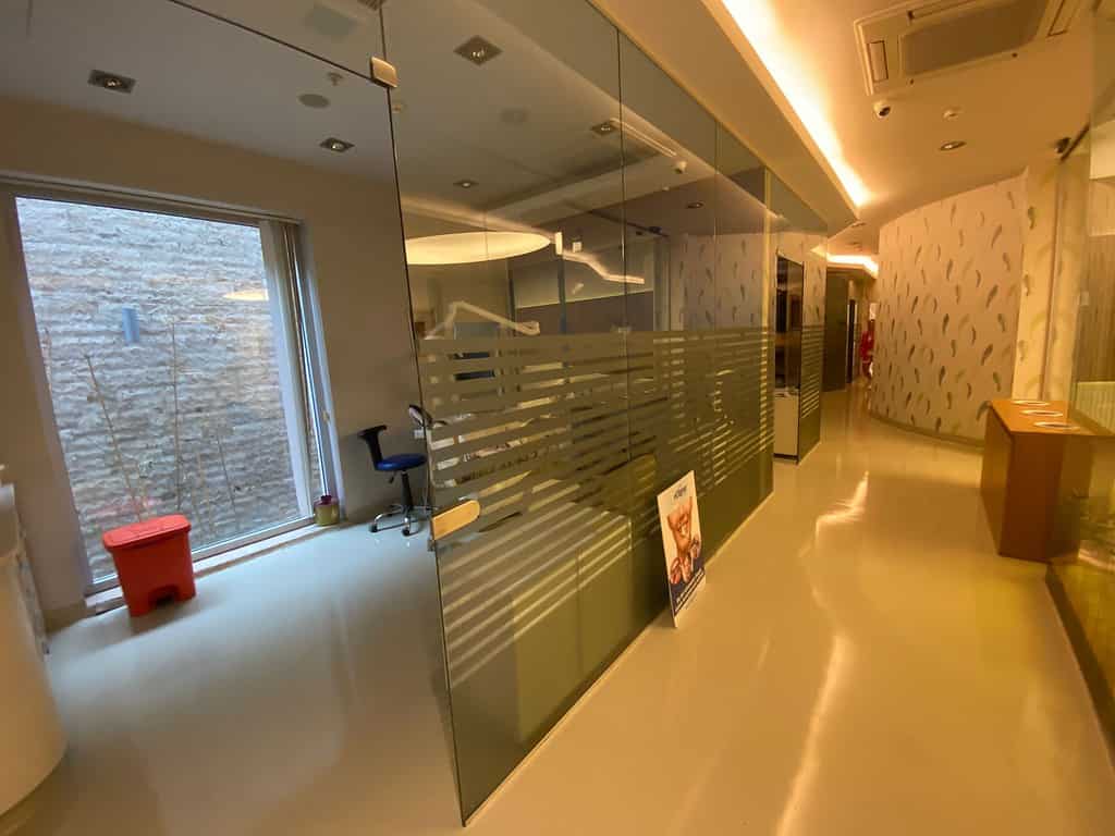 Treatment area of one of our partner clinics