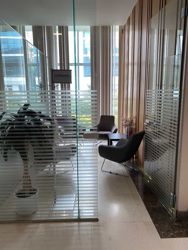 Waiting area of one of our partner clinics