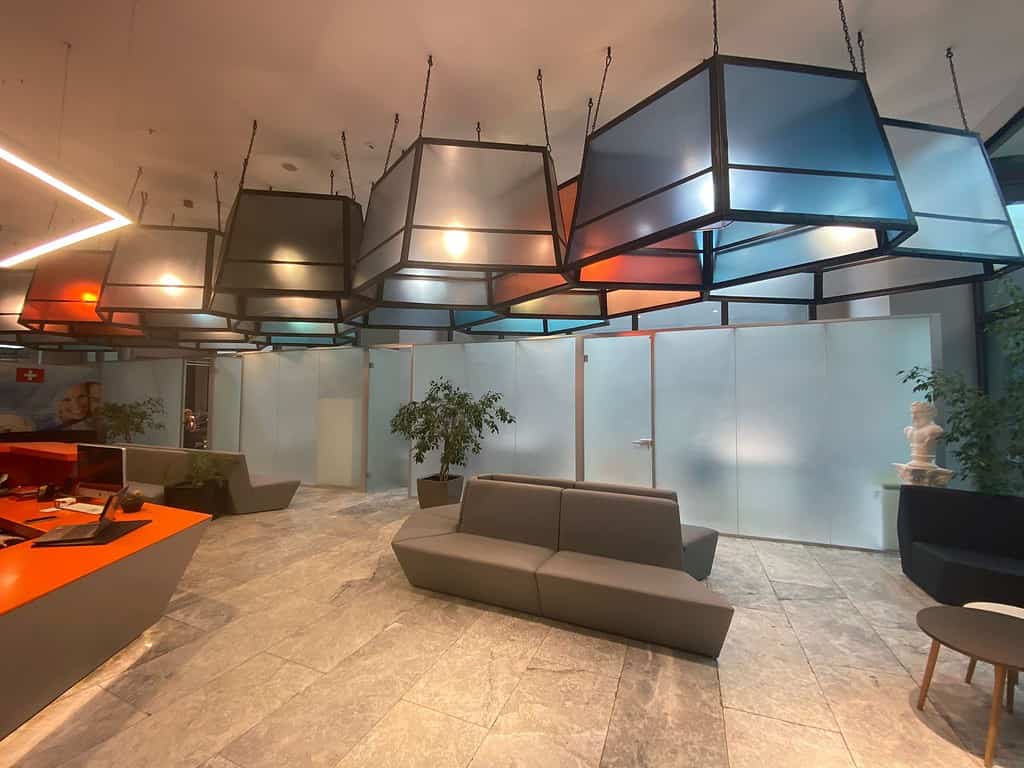 Reception area of one of our partner clinics