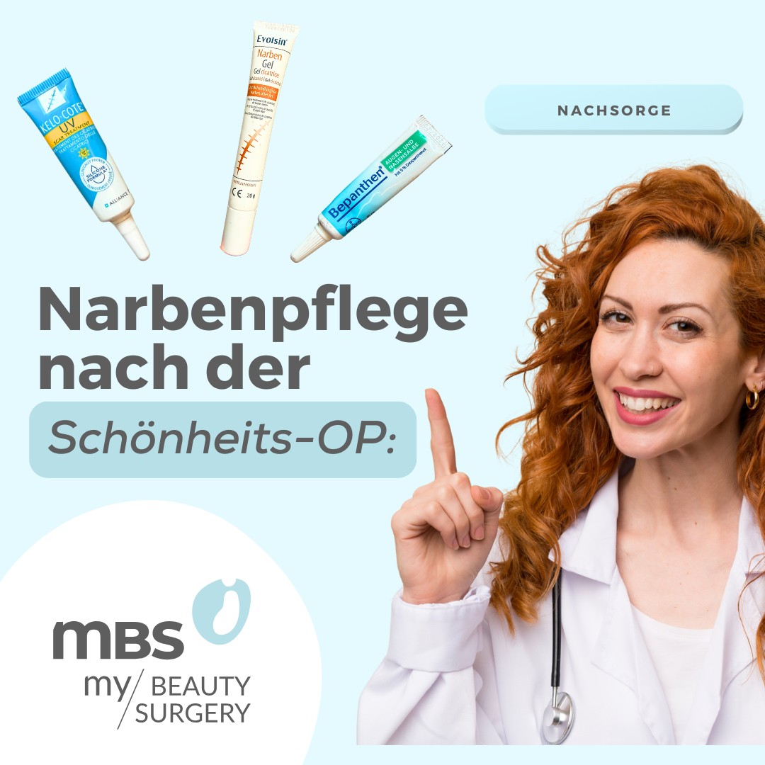 Narbenpflege nach Schönheits-OP